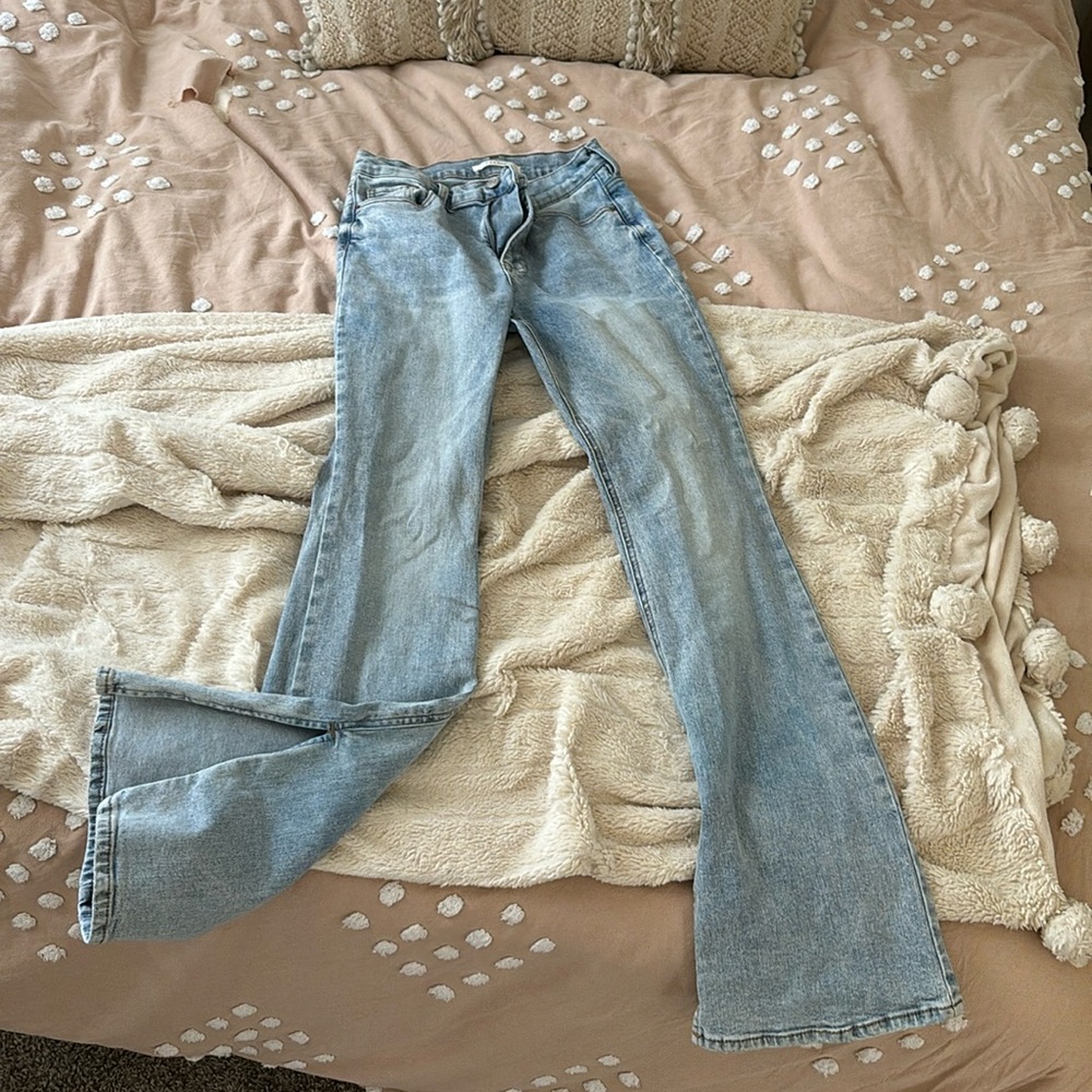 Pacsun split flare jeans